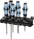 Conjunto de chaves de fenda de aço inoxidável Wera Kraftform, 6 peças