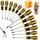 Conjunto de chaves de fenda magnéticas Torx HORUSDY T5-T40 de 13 peças
