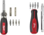 Conjunto de chaves de fenda Milwaukee 11 em 1 com ponta múltipla com acionamento quadrado