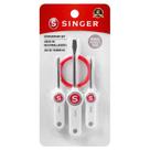 Conjunto de chaves de fenda SINGER de 3 peças com 2 cabeças planas, 1 cabeça Phillips
