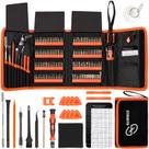 Conjunto de chaves de fenda STREBITO Precision 142 peças com Torx T5 T6 T8 T15