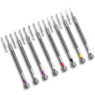 Conjunto de chaves de fenda VAKOGAL Micro Precision 0,6-1,6 mm com 8 lâminas