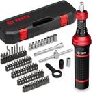 Conjunto de chaves de fenda VANPO Torque de 10-60 pol.lb com 64 bits