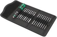 Conjunto de chaves de fenda Wera KK 60 Kraftform Bitholding 17 peças Conjunto de chaves de fenda Wera KK 60 Kraftform Bitholding 17 peças
