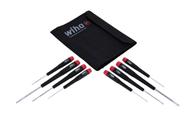 Conjunto de chaves de fenda Wiha 26199 Slotted e Phillips de 8 peças