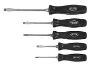 Conjunto de Chaves de Fenda Williams Endurogrip com 5 Peças, Fenda e Phillips Conjunto de Chaves de Fenda Williams Endurogrip com 5 Peças, Fenda e Phillips