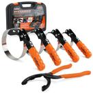 Conjunto de chaves de filtro de óleo HORUSDY Standard Swivel de 5 peças