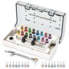 Conjunto de chaves de torque para implantes dentários, kit protético universal