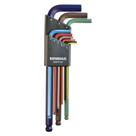 Conjunto de chaves em L Bondhus 69499 Ball End, 9 peças
