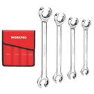Conjunto de chaves Flare Nut WORKPRO de 4 peças SAE 1/4-5/8