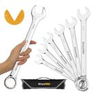 Conjunto de Chaves GrenPRO 7 Peças SAE 12 Pontas com Medidor Conjunto de Chaves GrenPRO 7 Peças SAE 12 Pontas com Medidor