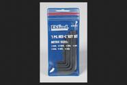 Conjunto de chaves hex-L métricas Wrench Eklind Tool 69205, 7 peças