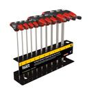 Conjunto de chaves hexagonais Klein Tools JTH610E T-Handle 10 peças SAE Conjunto de chaves hexagonais Klein Tools JTH610E T-Handle 10 peças SAE