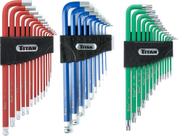 Conjunto de Chaves Hexagonais Titan 12763 - 35 Peças (Estrela, Métrica e SAE)