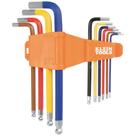 Conjunto de chaves hexagonais Wrench Klein Tools CBLS10 SAE de 10 peças Conjunto de chaves hexagonais Wrench Klein Tools CBLS10 SAE de 10 peças