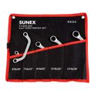 Conjunto de chaves Sunex Tools 9935 SAE Half Moon de 5 peças