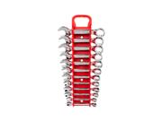 Conjunto de chaves TEKTON Stubby Combination 12 peças de 8 a 19 mm com suporte
