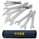 Conjunto de chaves YIYEIE Super-Thin Open End de 9 peças SAE 1/4 a 1-1/16