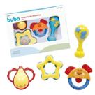 Conjunto De Chocalhos Coloridos Cachorrinho Buba Baby Conjunto De Chocalhos Coloridos Cachorrinho Buba Baby