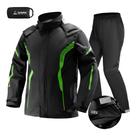 Conjunto de Chuva Motoqueiro em Nylon Impermeável Tam P