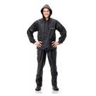 Conjunto de Chuva Pantaneiro Nylon com Capuz - Preto