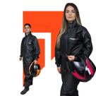 Conjunto De Chuva Pioneira Combate PVC 0.28mm Impermeável Motoqueiro Motoboy Flexível Reforçado Refletivo Zíper Gola Alta Jaqueta E Calça