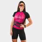 Conjunto de Ciclismo Feminino - Camisa Bike Roda Rosa e Bermuda Espuma Way Conjunto de Ciclismo Feminino - Camisa Bike Roda Rosa e Bermuda Espuma Way