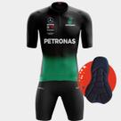 Conjunto de Ciclismo Masculino- Camisa Petronas (PRO) e Bermuda Espuma WAY