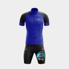 Conjunto de Ciclismo Masculino- Camisa Way Fresh Azul Royal e Bermuda GEL