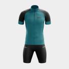 Conjunto de Ciclismo Masculino- Camisa Way Fresh Verde Capri e Bermuda Espuma Conjunto de Ciclismo Masculino- Camisa Way Fresh Verde Capri e Bermuda Espuma