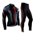 Conjunto de Ciclismo Masculino Manga Longa Shimano Tamanho M
