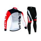Conjunto De Ciclismo Profissional Masculino Outono/Primavera Com Mangas Longas E Respirável 2024