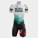 Conjunto de Ciclismo Way PREMIUM- Camisa Bora Verde e Bermuda de Espuma (Way)