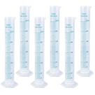 Conjunto de cilindros graduados de plástico 250mL (pacote com 6) GRRONZEE