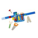 Conjunto de cintos de ferramentas Melissa & Doug Deluxe com 5 ferramentas de madeira