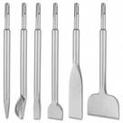 Conjunto de cinzéis MonoPro SDS Plus 6 peças de brocas de aço de 25 cm