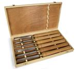 Conjunto de cinzéis WEN CH11 Artisan de 6 peças com aço de alta velocidade Conjunto de cinzéis WEN CH11 Artisan de 6 peças com aço de alta velocidade