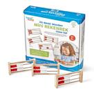 Conjunto de classe Abacus hand2mind Mini 20 Bead Wooden Rekenrek para crianças
