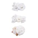 Conjunto de clipes de cabelo de flores Cherrboll, 3 peças de acessórios florais