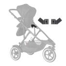 Conjunto de clipes de carrinho de bebê para Phil&teds Inline Double Kit e Snug Carry Cot