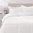 Conjunto de cobertores de edredom Amazon Basics King Size Cream
