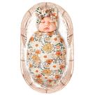 Conjunto de cobertores de recepção Konssy Baby Girl Newborn com faixa de cabeça Conjunto de cobertores de recepção Konssy Baby Girl Newborn com faixa de cabeça