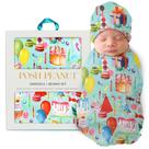 Conjunto de Cobertores e Gorros Swaddle Posh Peanut - Happy Birthday