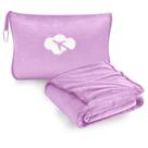 Conjunto de cobertores e travesseiros de viagem Jungle Star Compact Purple