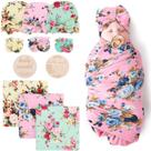 Conjunto de cobertores florais DRESHOW BQUBO 80x80cm
