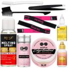 Conjunto de cola para perucas Goiple Lace Melting Spray Hair Wax Stick Conjunto de cola para perucas Goiple Lace Melting Spray Hair Wax Stick