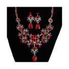 Conjunto De Colar E Brincos De Casamento Com Design De Gota De Água, Acessórios De Joias