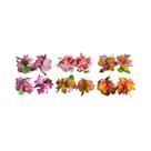 Conjunto De Colar E Pulseira De Flores Coloridas Para Praia Havaiana 6 Peças Suprimentos Para Festa