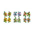 Conjunto De Colar E Pulseira De Flores Coloridas Para Praia Havaiana 6 Peças - Suprimentos Para Conjunto De Colar E Pulseira De Flores Coloridas Para Praia Havaiana 6 Peças - Suprimentos Para