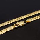 Conjunto De Colar E Pulseira Masculino De Corrente Cubana Dourada, Choker Plano, Joias Hiphop, 2